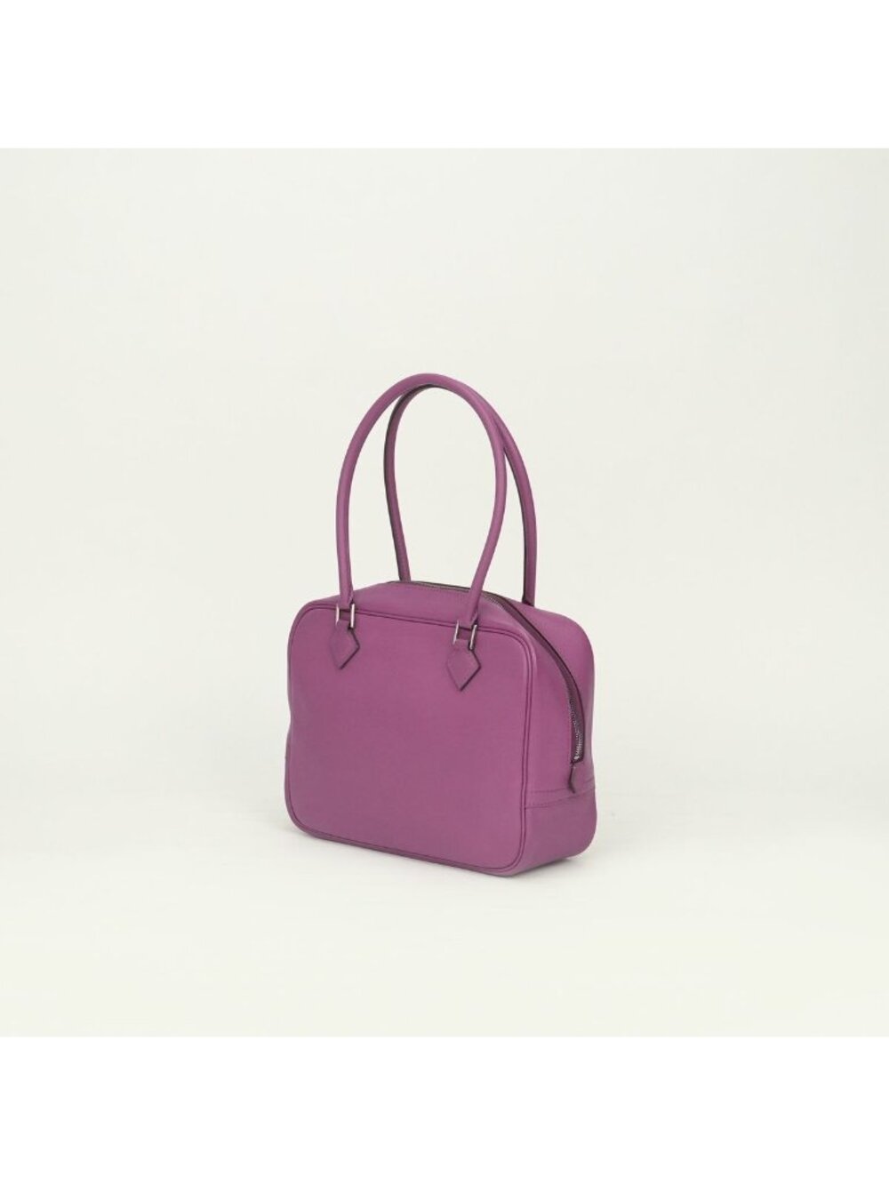Hermes Plume 20 Mini Tote Epsom Cyclamen Purple Silver Veau Handbag - Picture 2 of 8